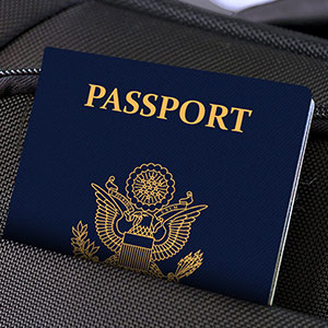 Closeup of passport - Serving Immigrants