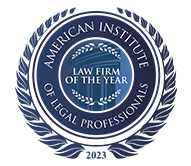 A logo for law firm of the year - Serving Immigrants
